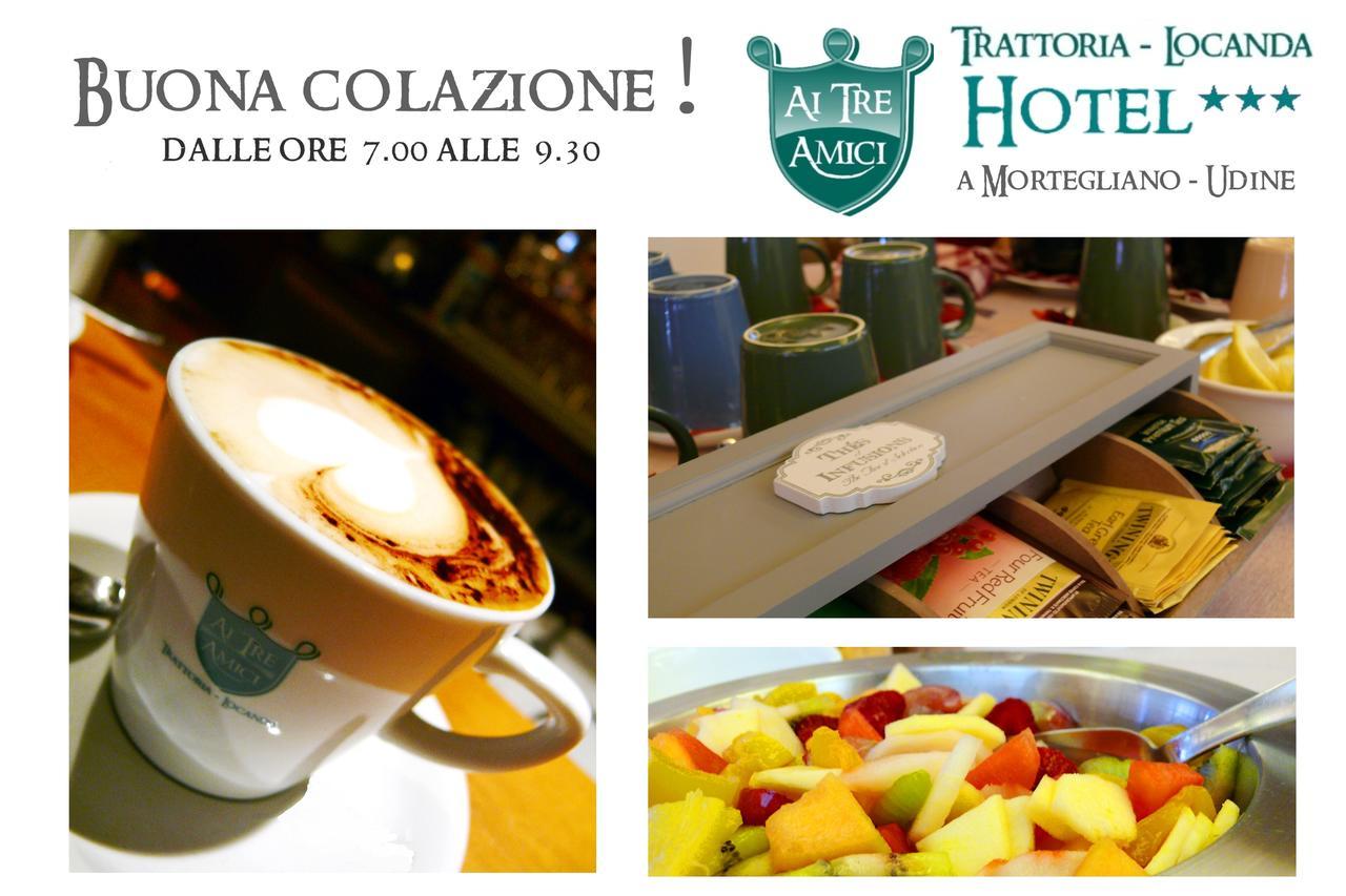 Trattoria Locanda Ai Tre Amici Mortegliano Extérieur photo